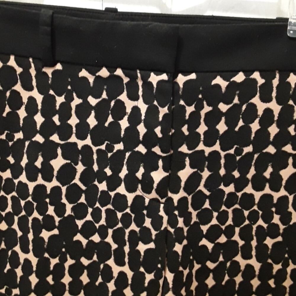 Ann Taylor LOFT  Animal Print Slacks, Pants 6/8 - Picture 4 of 6